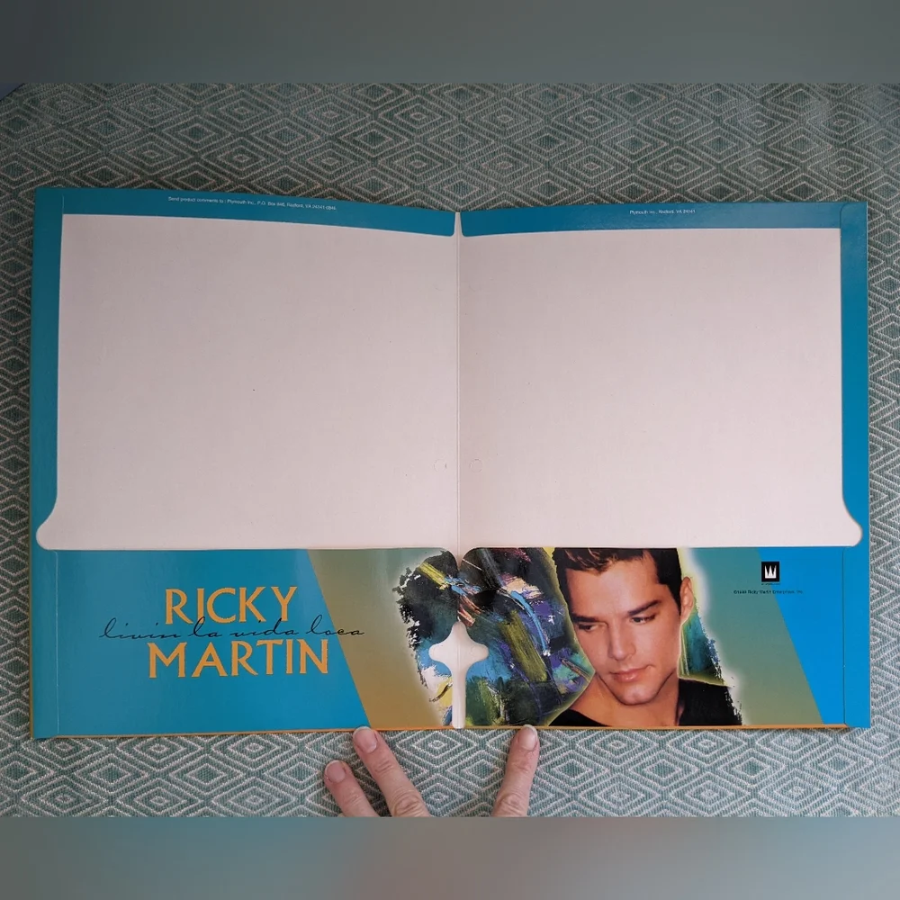 Ricky Martin Brand New Folder Bundle of 7